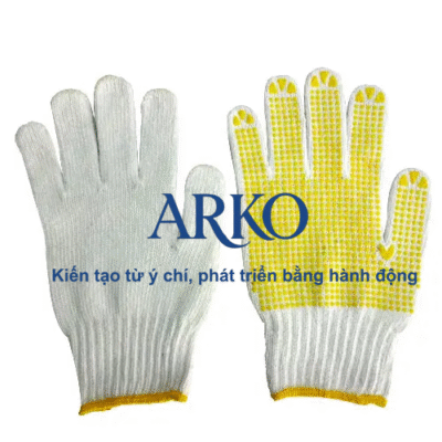 Găng tay phủ PVC là loại găng tay bảo hộ được làm từ sợi len, cotton hoặc polyester