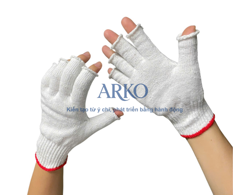 Top mẫu găng tay bảo hộ sợi len bền, thoáng, giá tốt nhất hiện nay 2 Găng tay bảo hộ sợi len là loại găng tay được dệt từ sợi cotton hoặc pha polyester, mang lại cảm giác mềm mại, thoáng khí