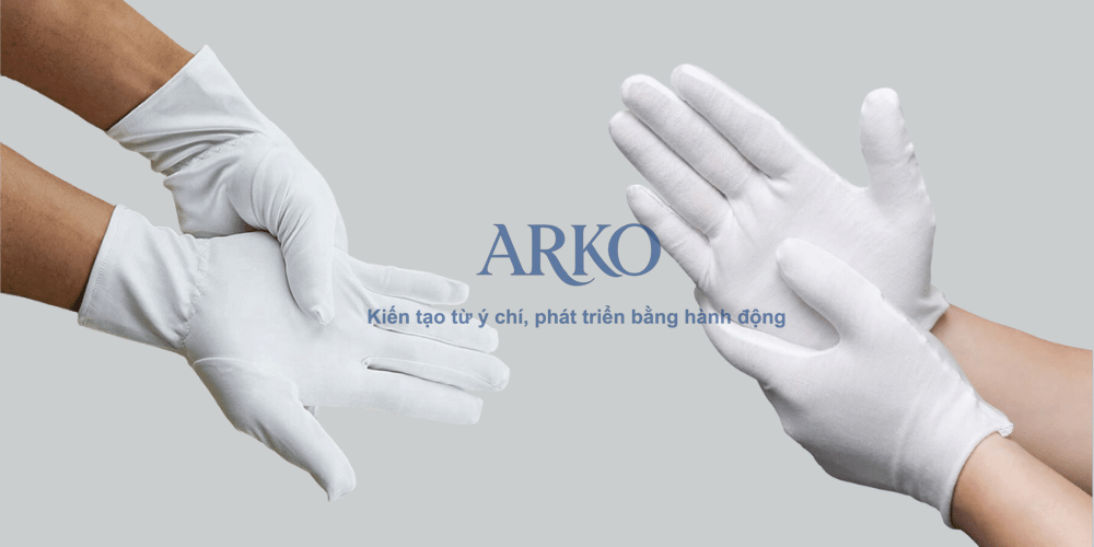 Bí quyết bảo quản và vệ sinh găng tay vải trắng mỏng đúng cách 2 Găng tay vải trắng mỏng mềm mại và thoáng khí