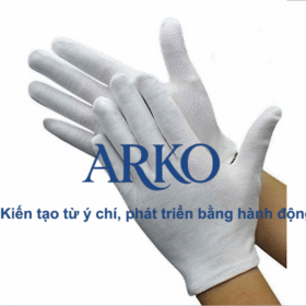 Găng tay vải trắng mỏng