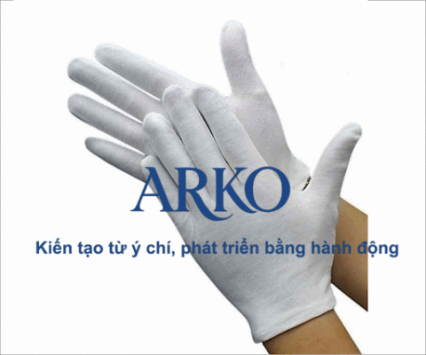 Găng tay vải trắng mỏng