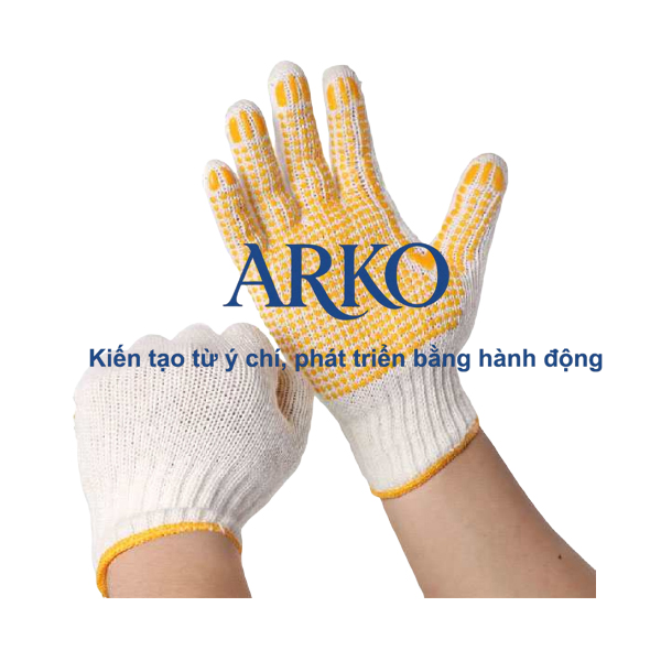 ARKO là đơn vị chuyên cung cấp găng tay bảo hộ chấm hạt nhựa chất lượng cao