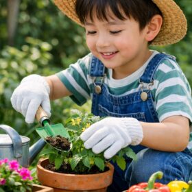 Găng tay len trẻ em