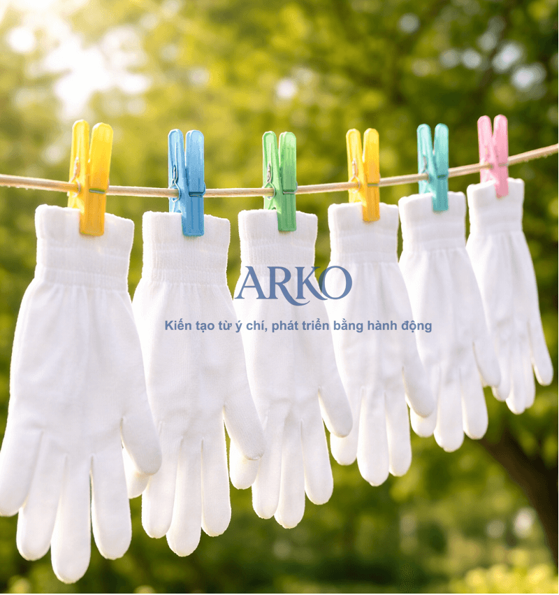 Găng tay trẻ em - Dễ giặt và nhanh khô