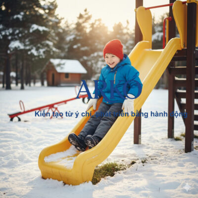 găng tay bảo hộ trẻ em chống trơn trượt